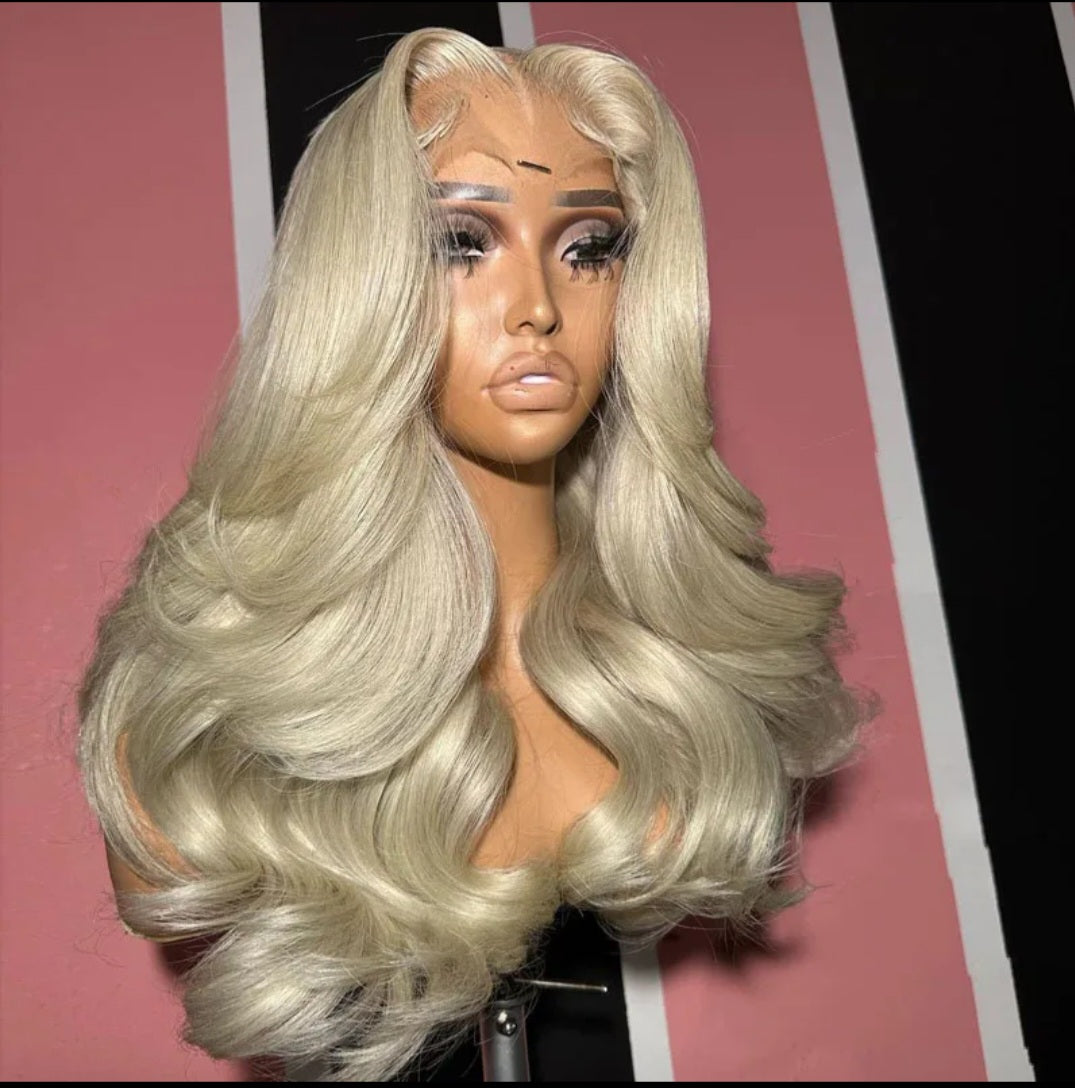 Pure 613 Blonde Straight HD Lace Wigs With Super Natural Baby Hair