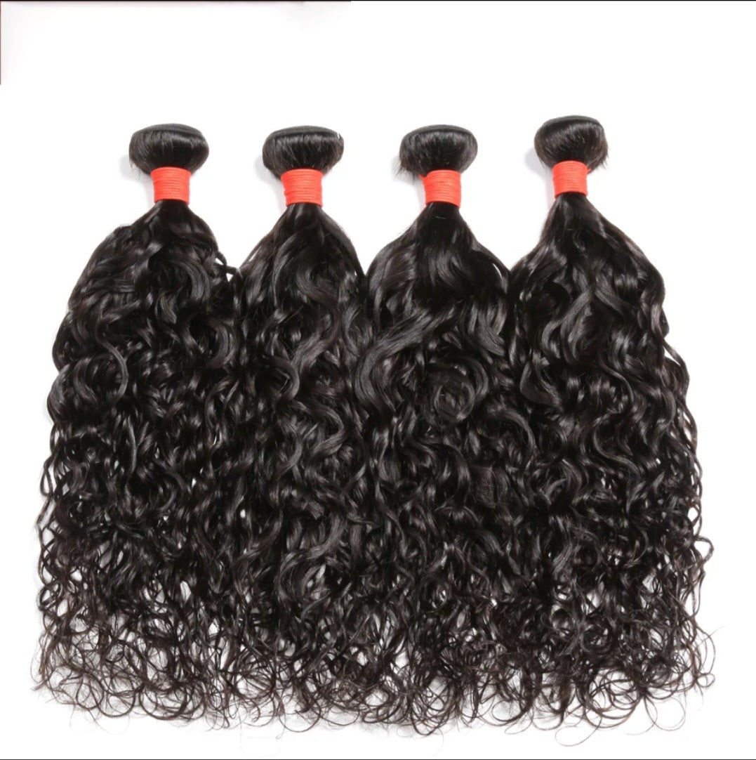 Water Wave 100% Human Hair Bundle 3 pack