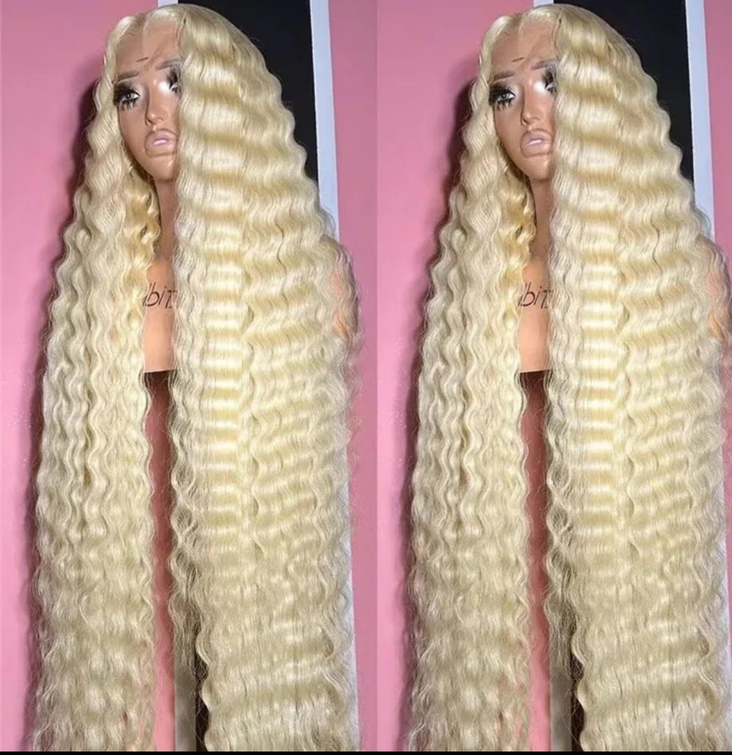 Pure 613 Blonde Straight HD Lace Wigs With Super Natural Baby Hair