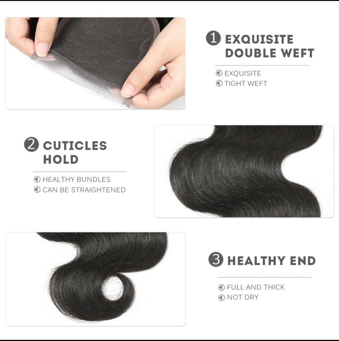 Glamour Hair Hd Lace Frontal Body Wave