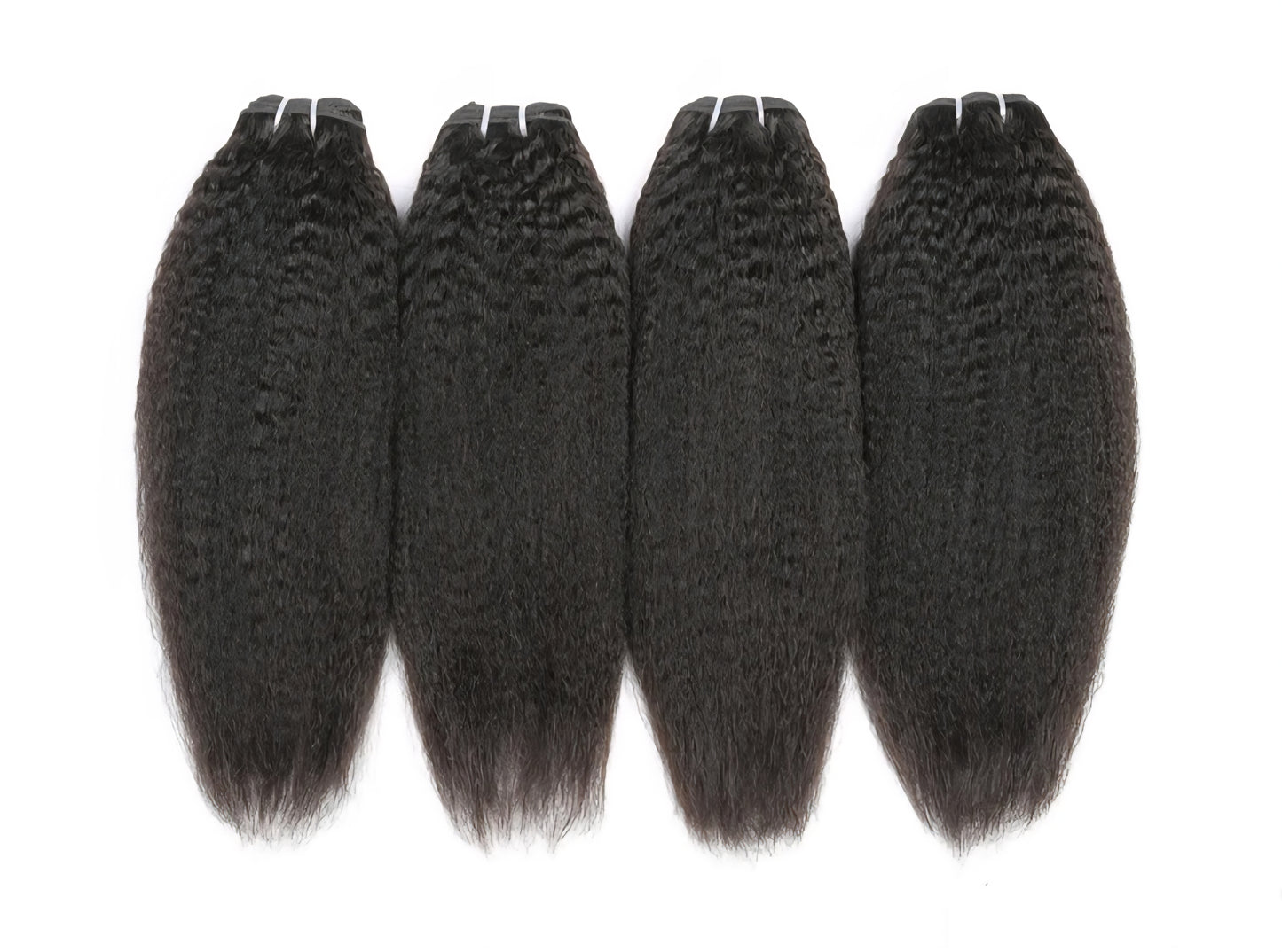 Kinky Straight 100% Human Hair Bundle 3 pack