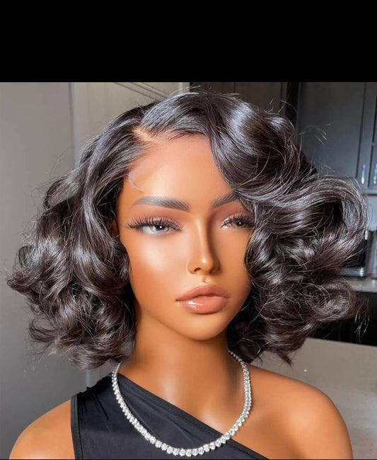 Bouncy Curly Bob Wig