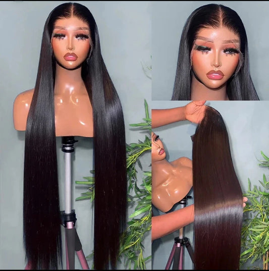 13x6 Lace Wigs Skin Melt Straight Human Hair