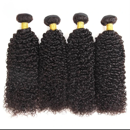Kinky Curly 100% Human Hair Bundle 3 pack