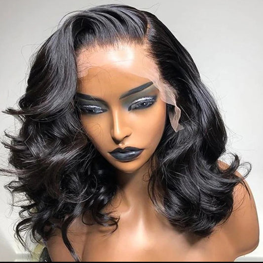 Short Bob Wigs Body Wave Human Hair Bob Wigs Lace Front Wigs