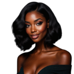 Short Loose Wave Bob Human Hair Wig  HD Lace Pre-Cut Lace Glueless Natural Color Bleached Knots - Image 4