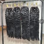 Brazilian Deep Wave 4×4 13×4 Full Frontal 13×6 HD Lace Glueless Wig Bleached Knots Plucked Hairline 200% Density - Image 5