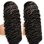 Brazilian Deep Wave 4×4 13×4 Full Frontal 13×6 HD Lace Glueless Wig Bleached Knots Plucked Hairline 200% Density - Image 6