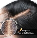 Invisible Water Wave HD Lace Closure Natural Wave Curly Human Hair 5×5 Closure Pre Plucked Closure - Image 2