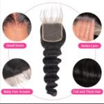 Loose wave closure Brazilian Human Hair Loose Deep Wave 4*4 5*5 6*6 HD Lace Closure 1Pc - Image 4