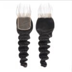 Loose wave closure Brazilian Human Hair Loose Deep Wave 4*4 5*5 6*6 HD Lace Closure 1Pc - Image 3