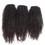 Curly Ponytail Natural Black Curly Hair Extensions - Image 2