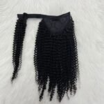 Curly Ponytail Natural Black Curly Hair Extensions - Image 3