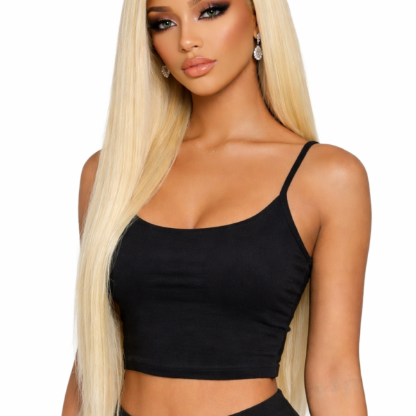 Pure 613 Blonde Straight HD Lace Wigs With Super Natural Baby Hair Long Wigs #613 Body Wave Pre Plucked Blonde Lace Frontal Wigs