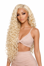 Pure 613 Blonde Straight HD Lace Wigs With Super Natural Baby Hair Long Wigs #613 Body Wave Pre Plucked Blonde Lace Frontal Wigs - Image 3