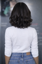 Pre Bleached Knots Short Loose Body 6×5 HD Lace Glueless Bob Wig Layer Wavy Wave Human Hair - Image 2