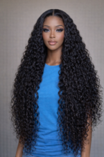Loose Deep Wave 360 Lace Frontal Wig Invisi-Strap Pre Plucked & Bleached Human Hair