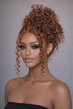 Highlight Curly Honey Blonde Color 360 Lace Front Wig Mix Color 4/27 Human Hair Wigs