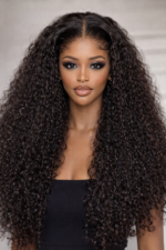 Water Wave Human Hair Glueless Wig 360 HD Lace Pre Plucked & Bleached 150-250% Density