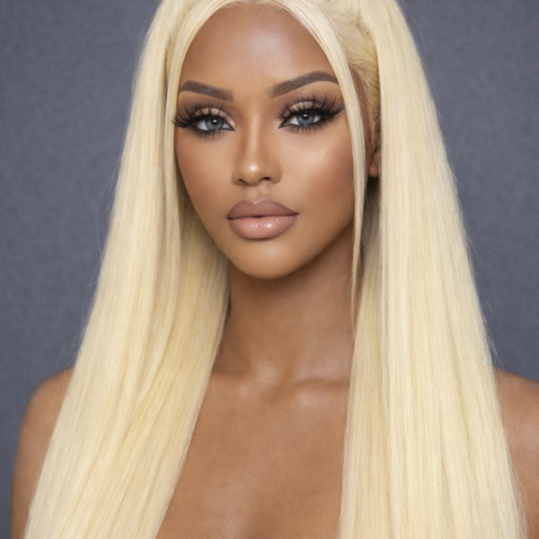 613 Blonde HD Lace Front Wigs Brazilian Straight Human Hair Wigs 150-250% Density