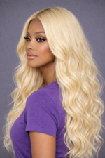 Brazilian Blonde Hair 3 Bundles 613 Body Wave Virgin Hair, 100% Virgin Blonde Human Hair Weave Body Wave Bundles - Image 3
