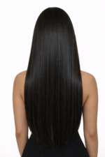 Clip In Human Hair Extension Dark Natural Color - Image 2