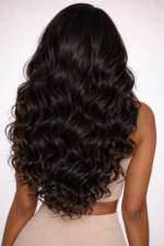 Soft Body Wave Seamless Clip in Human Hair Extensions Hair Pieces 7pcs/set with Free Gift - Image 2