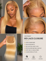 Blonde HD Lace Closure – Silky Straight