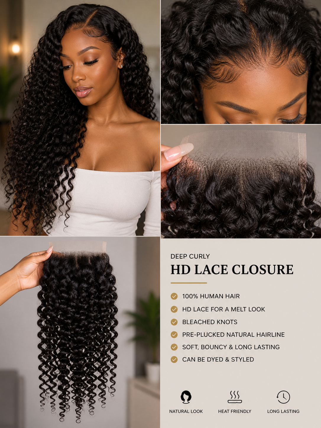 2025/09/1000658860.png Invisible Water Wave HD Lace Closure – 5x5 Pre-Plucked Human Hair Curly Closure - Image 1