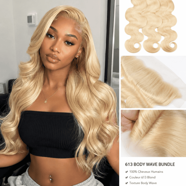“Golden Silk Wave Bundles”– 3 Pieces