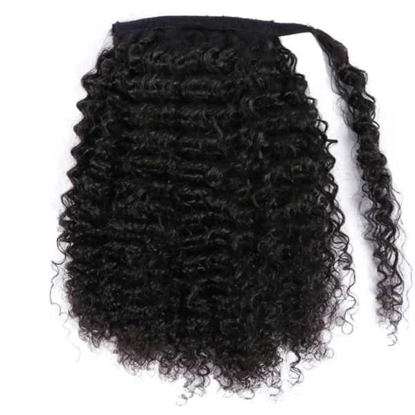 Curly Ponytail Natural Black Curly Hair Extensions