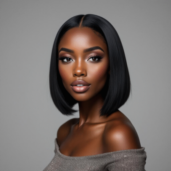 Short Bob Wigs Brazilian Straight 13×4 HD Lace Frontal Human Hair Wigs 200% Density