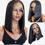 Short Bob 10 inches Wigs Brazilian Straight 13×4 HD Lace Frontal Human Hair Wigs 200% Density - Image 6