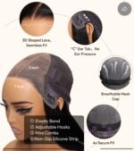 Short Bob 10 inches Wigs Brazilian Straight 13×4 HD Lace Frontal Human Hair Wigs 200% Density - Image 9