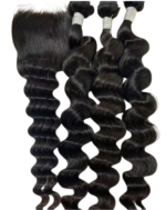 Loose Deep Wave 3 Bundles Human Hair Weave With Closure Brazilian Hair Bundles With Closure - Image 9