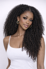 Kinky Curly Hair Weave 3 Bundles Recool Hair 10A 12A Virgin Brazilian Hair Bundles - Image 2