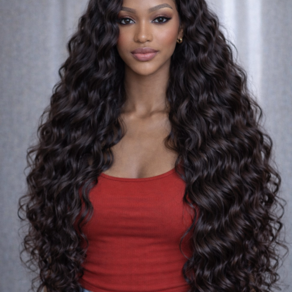 Loose Deep Wave 3 Bundles Human Hair Weave With Closure Brazilian Hair Bundles With Closure