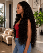 Loose Deep Wave Brazilian Human Hair Bundles with Closure – 3 Bundles Set - Image 2