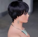 Pixie Cut Straight Short Human Hair Wigs Glueless HD Lace Closure Wigs - Image 4