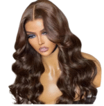 Chocolate Brown Color Curly 13×4 HD Lace Front 13×6 Wear Go Glueless Human Hair Wig 200-250% Density - Image 5