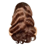 Chocolate Brown Color Curly 13×4 HD Lace Front 13×6 Wear Go Glueless Human Hair Wig 200-250% Density - Image 4