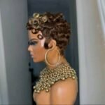 Short Curly Layered Pixie Cut Full Lace Pixie Wig Human Hair - Image 5
