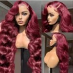 Body Wave Red Wine Wig - Image 4