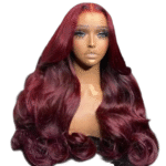Body Wave Red Wine Wig - Image 5