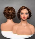 Pixie Cut Side Part Short Human Hair Wigs Glueless HD Lace Closure Wigs - Image 4