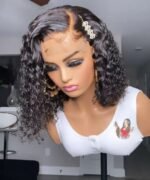 Water Wave Glueless Bob Wig 13×6 Undetectable Lace Front Short Human Hair Wig - Image 5