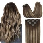Silky Straight/Body Wave/Yaki Straight Seamless Clip in Human Hair Extensions 7 Pieces/Set with Free Gift. - Image 4