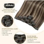 Silky Straight/Body Wave/Yaki Straight Seamless Clip in Human Hair Extensions 7 Pieces/Set with Free Gift. - Image 7