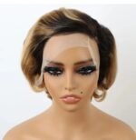 Pixie Cut Side Part Short Human Hair Wigs Glueless HD Lace Closure Wigs - Image 5