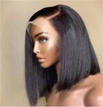 Straight Bob Wig Natural Color Glueless Short Bob Wig Straight 13×4 10 Inch. Invisible HD Lace Closure Wig 180% Density - Image 7